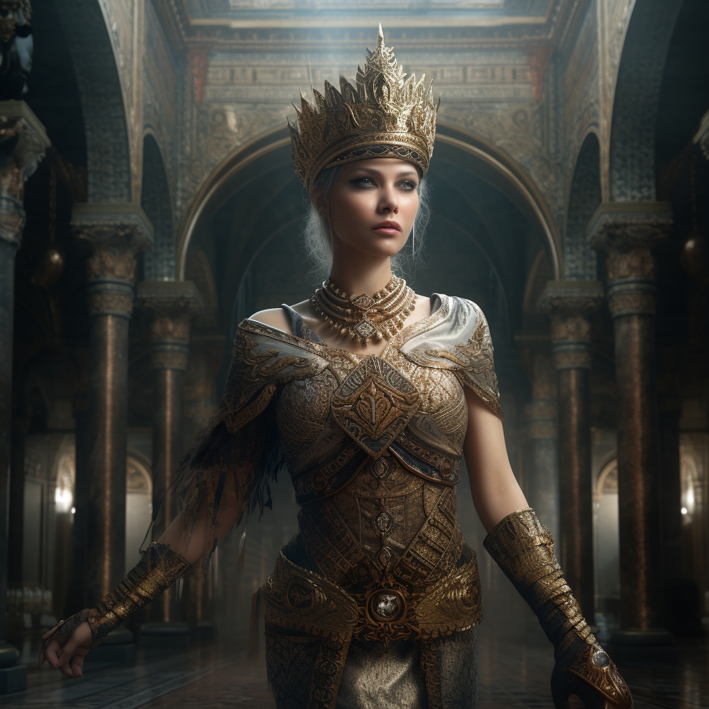 Portrait of High Priestess of Kavykka Gurai Plantar