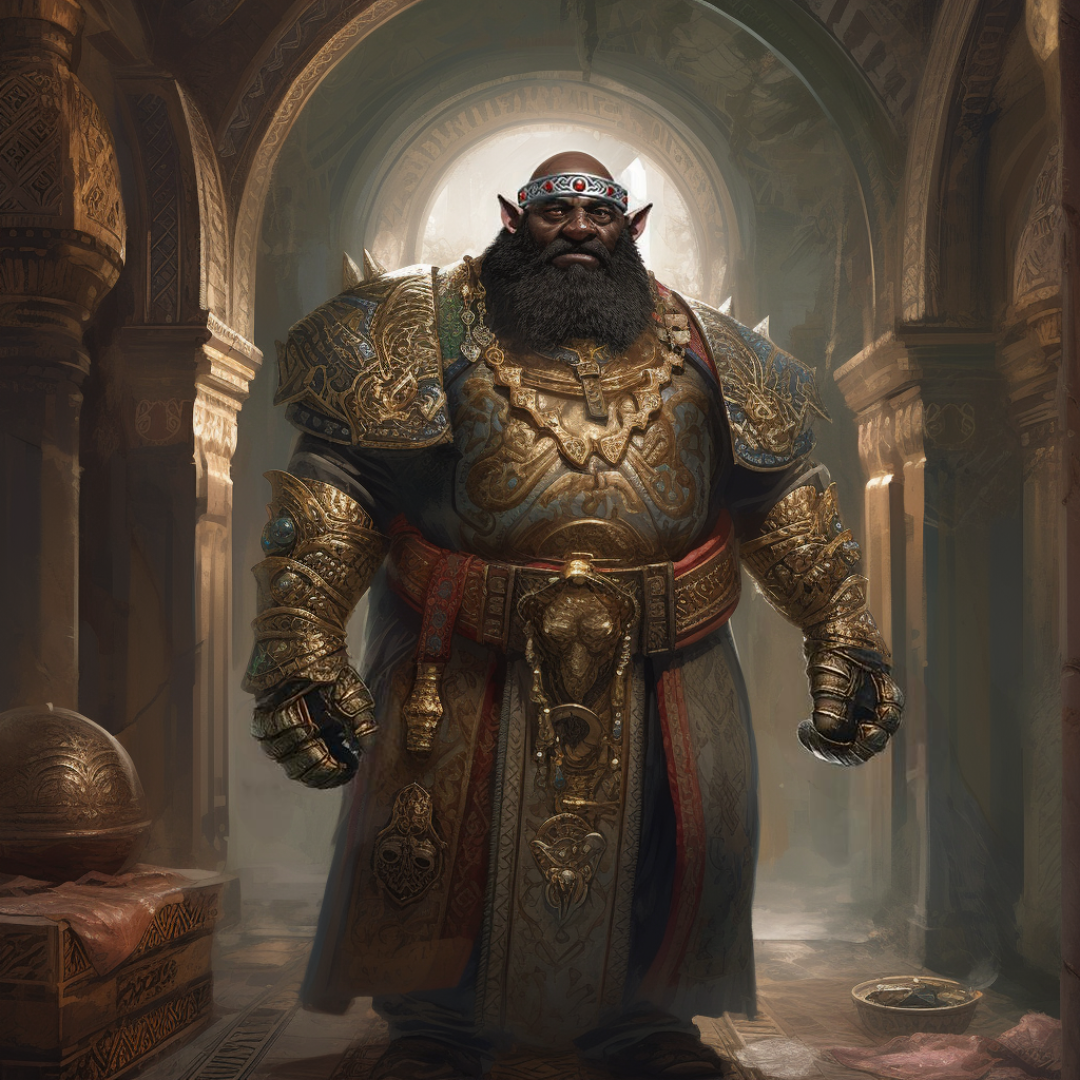 Portrait of King Borunne Traulny of Touwkhan