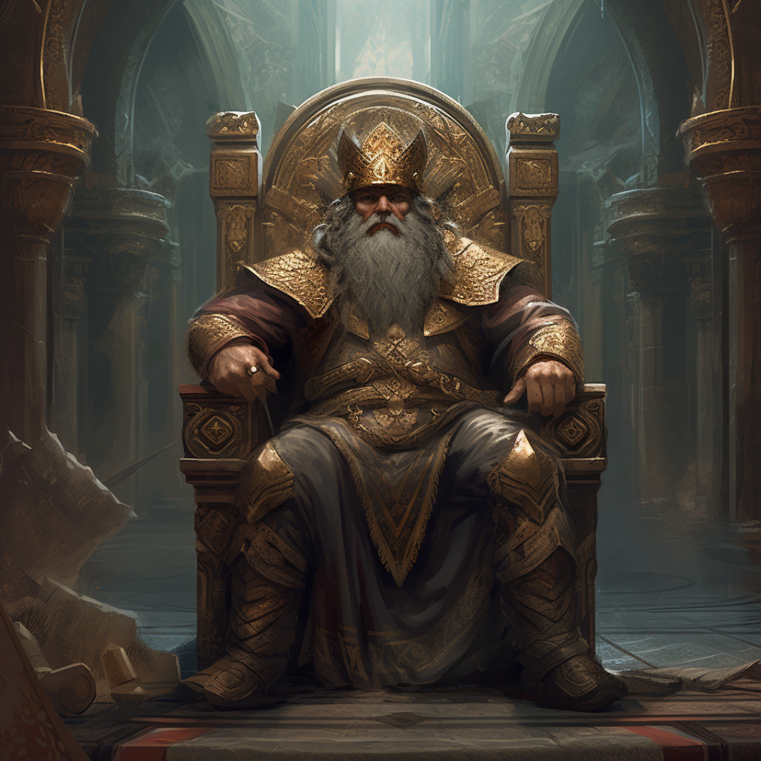 Portrait of King Daulik Kroduss of Vyndarv