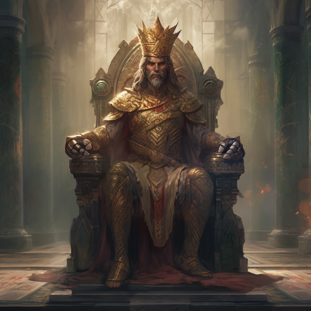 Portrait of King Dervyn Pyornyg of Jundan