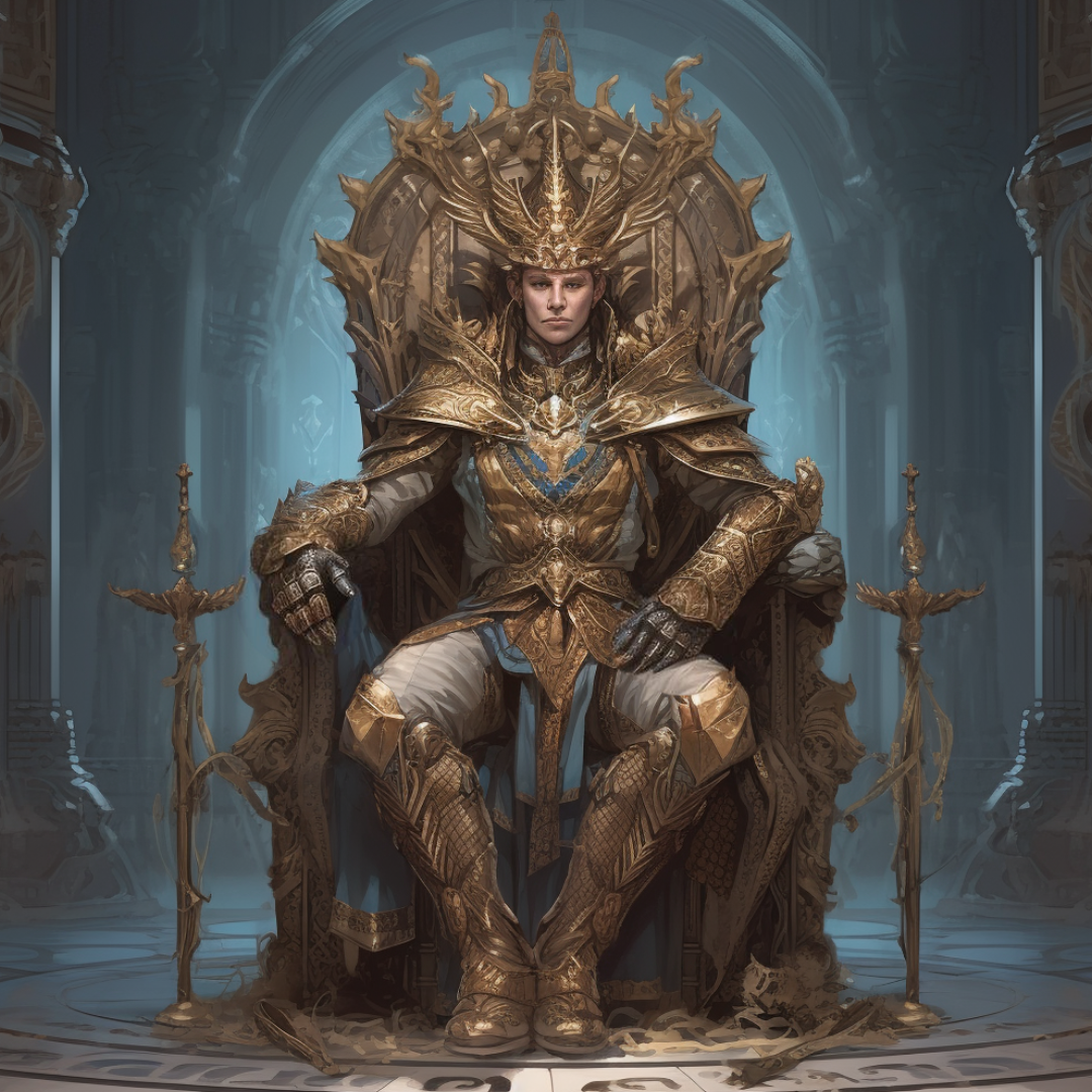 Portrait of King Devarkus Rugaard of Zaig