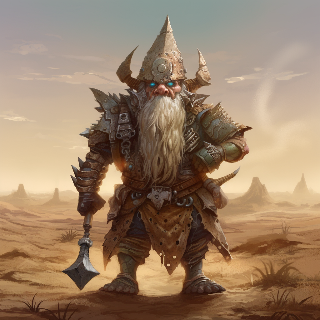 Portrait of King Dezryk Chrometooth of Brek