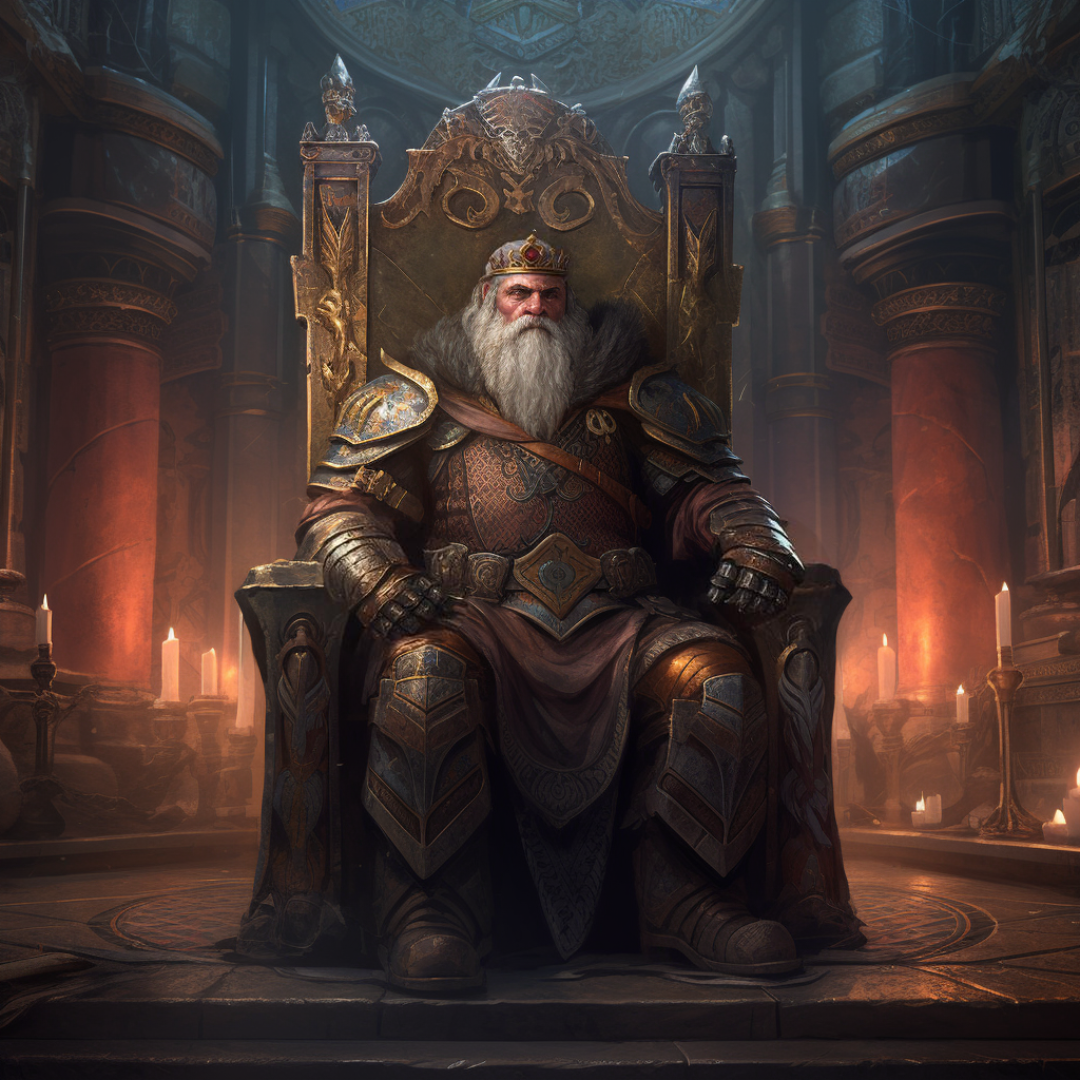 Portrait of King Durgyn Mayvauk of Towkal