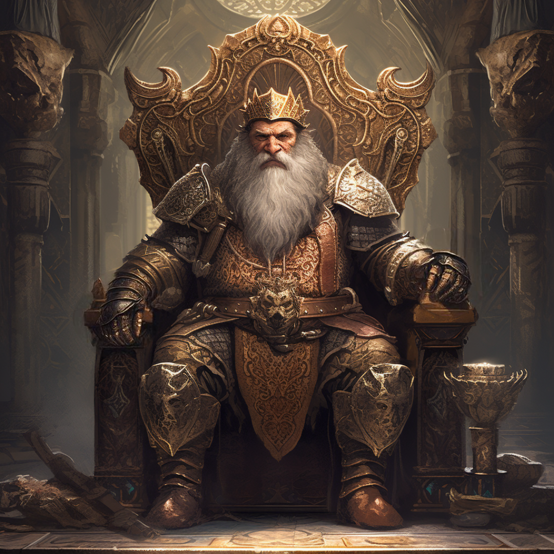 Portrait of King Groaben Muzryk of Dauk