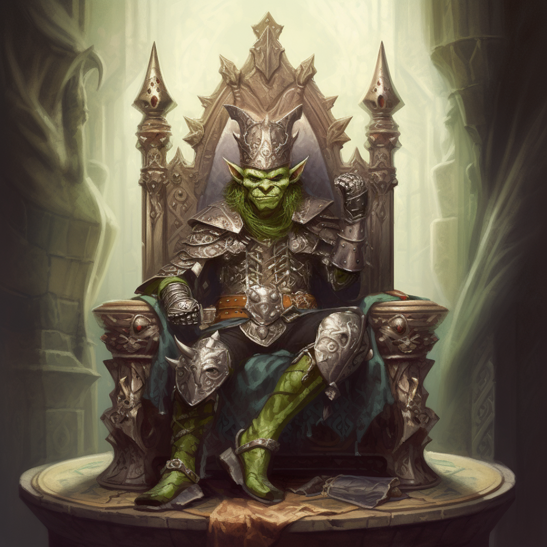 Portrait of King Gruxxis Drakkyl of Wenfat