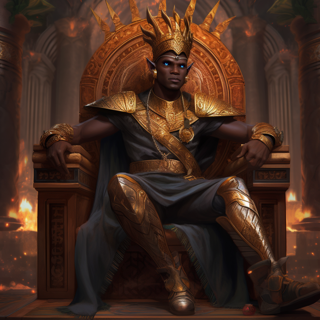 Portrait of King Holoko Vazzyq of Jing