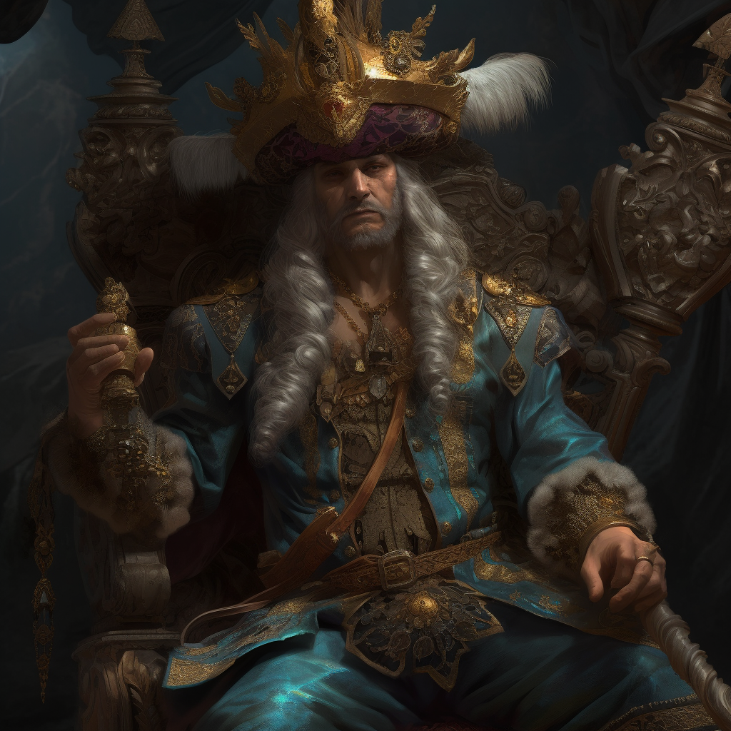 Portrait of King Kanaiveen Duzaiik of Bozagg