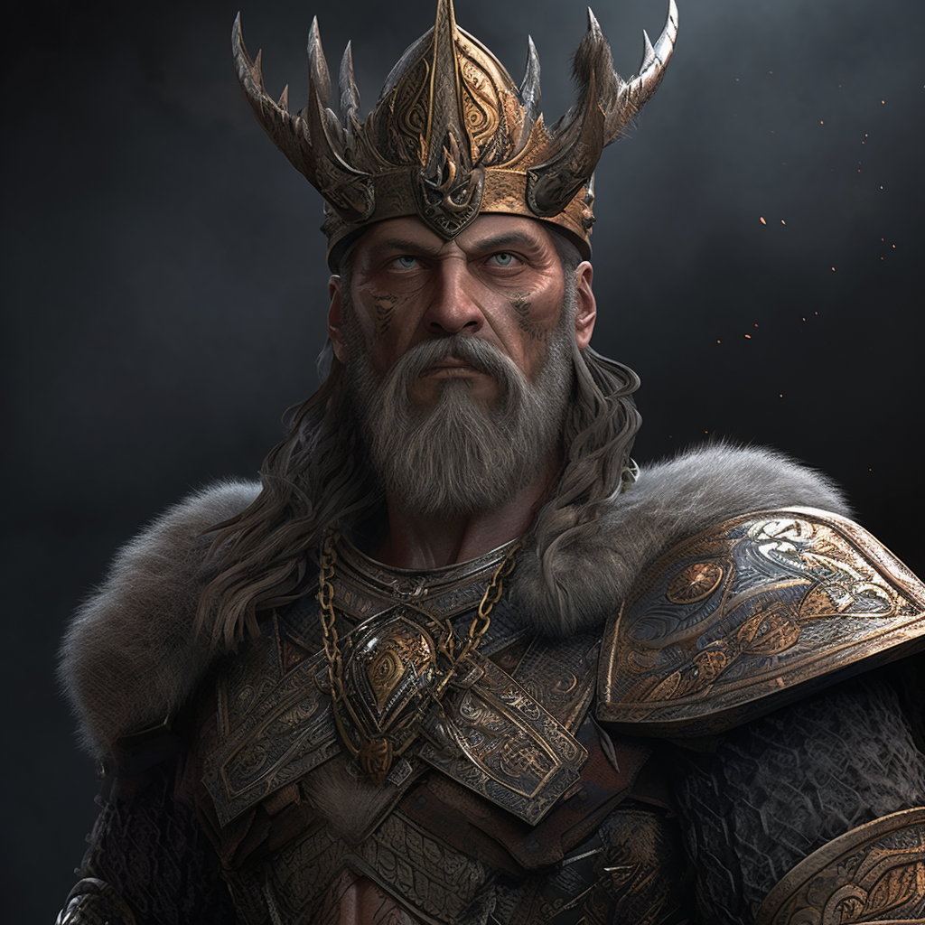 Portrait of King Korak Dertragarr of Braeton