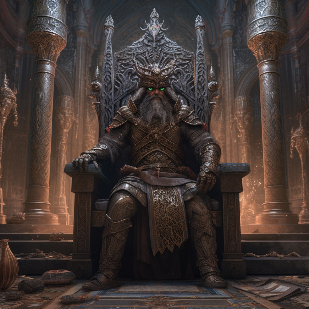 Portrait of King Moggo Pyrged of Tokar