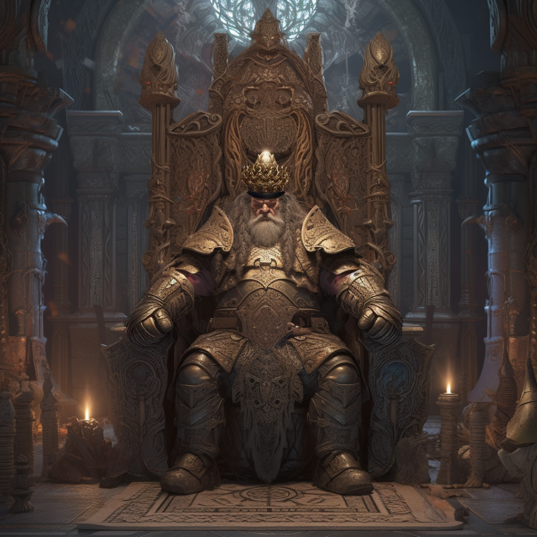 Portrait of King Raznyr Burk of Ogarian