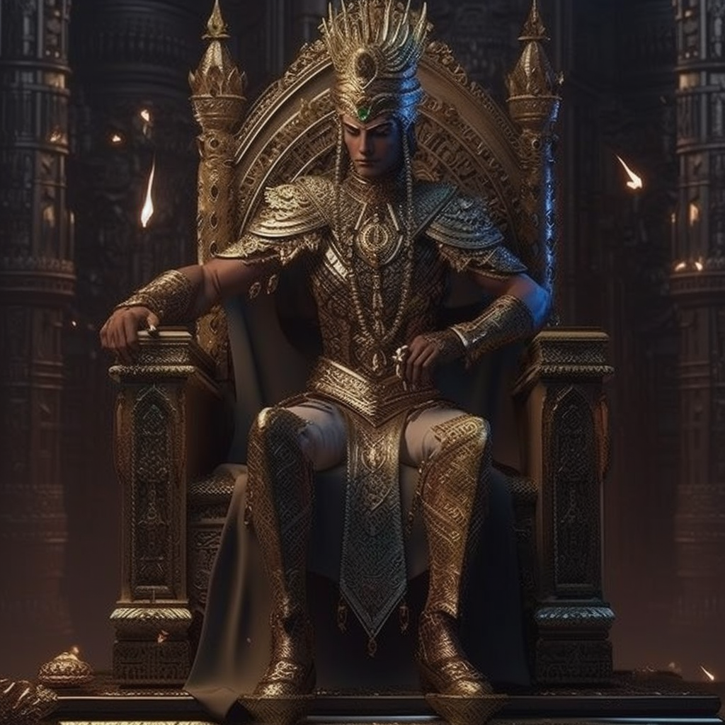 Portrait of King Roamak Banaran of Sidaysha