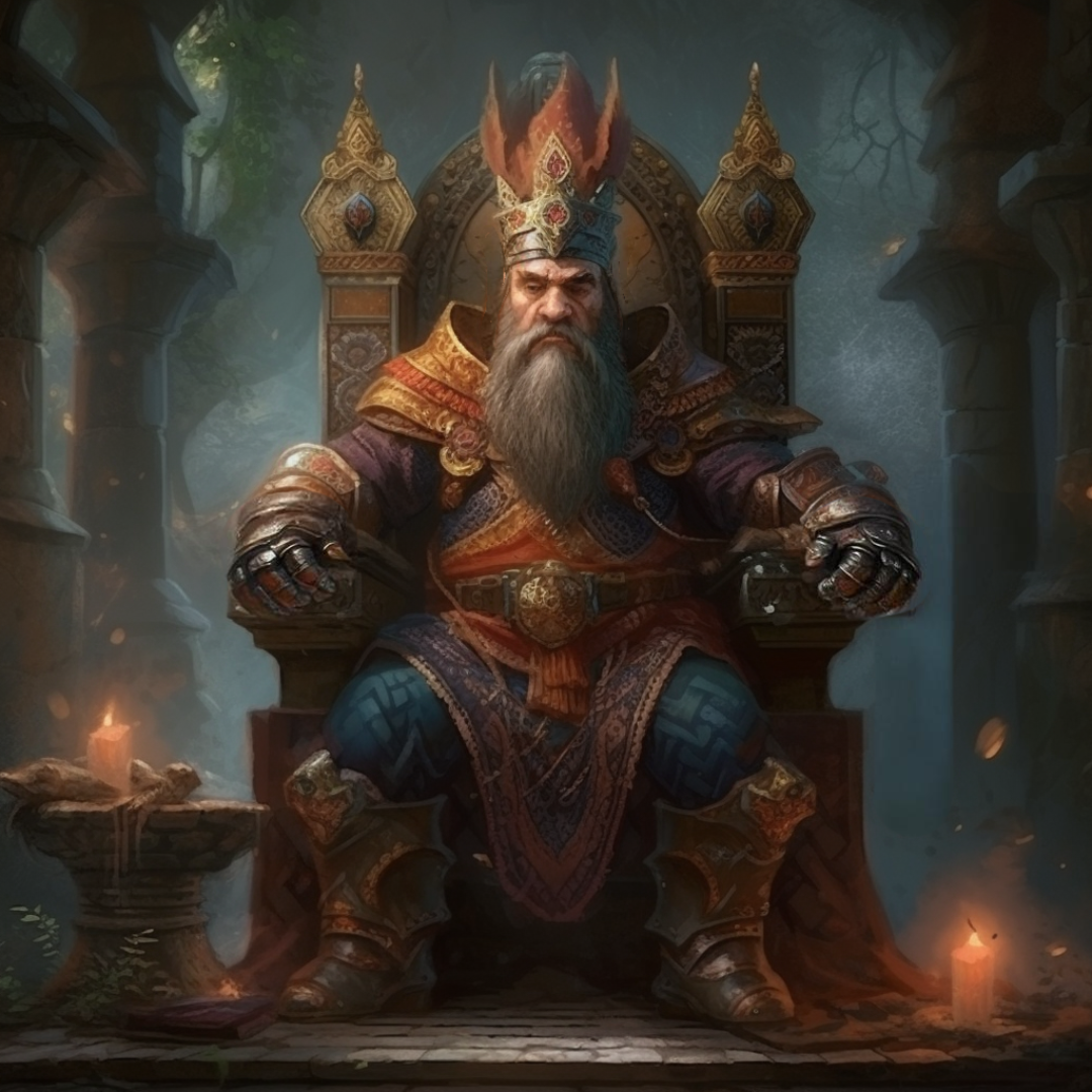 Portrait of King Roggle Lurryk of Flaudong