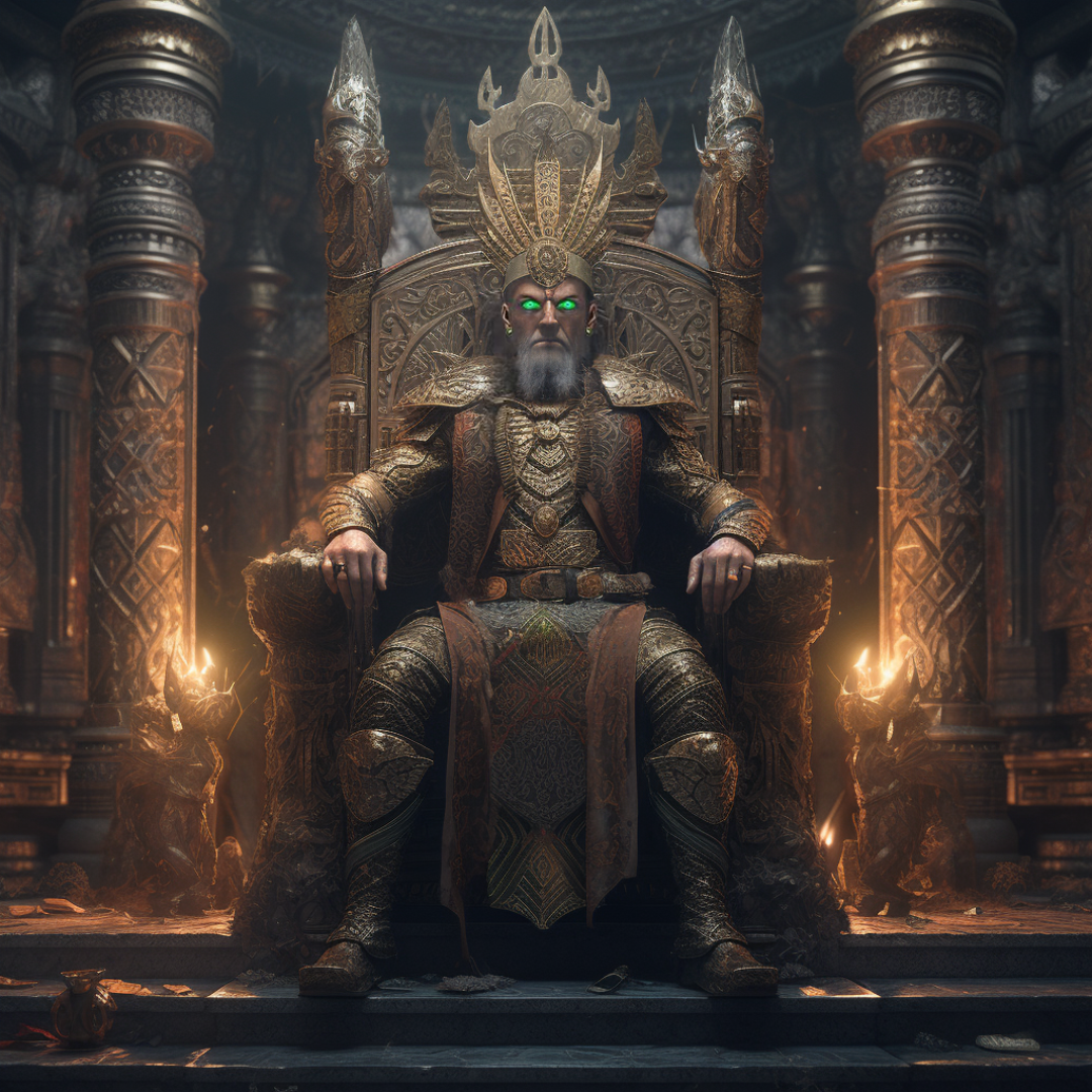 Portrait of King Rogus Zaynaar of Tanakut