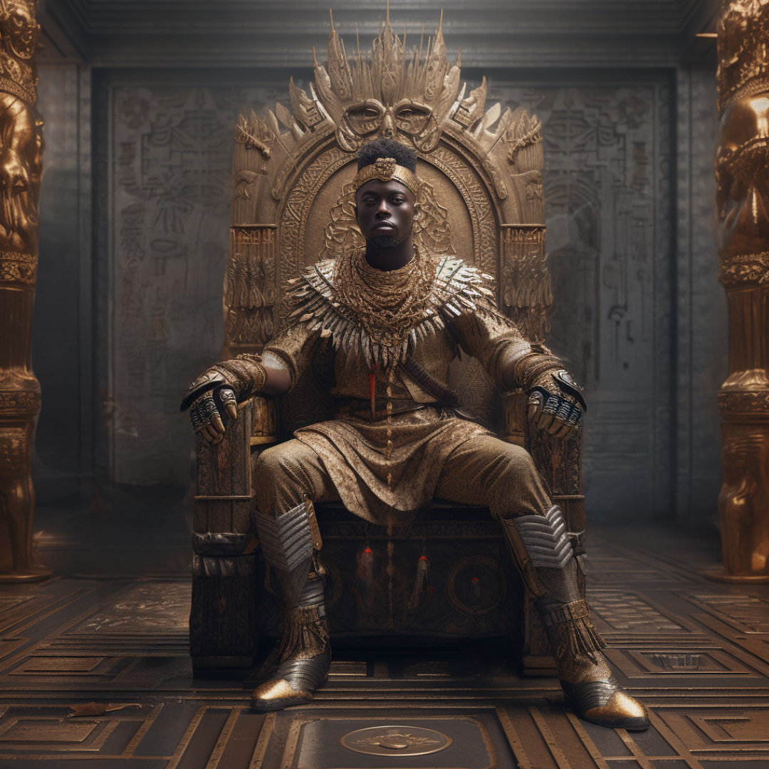 Portrait of King Ryggo Jundi of Jlanda