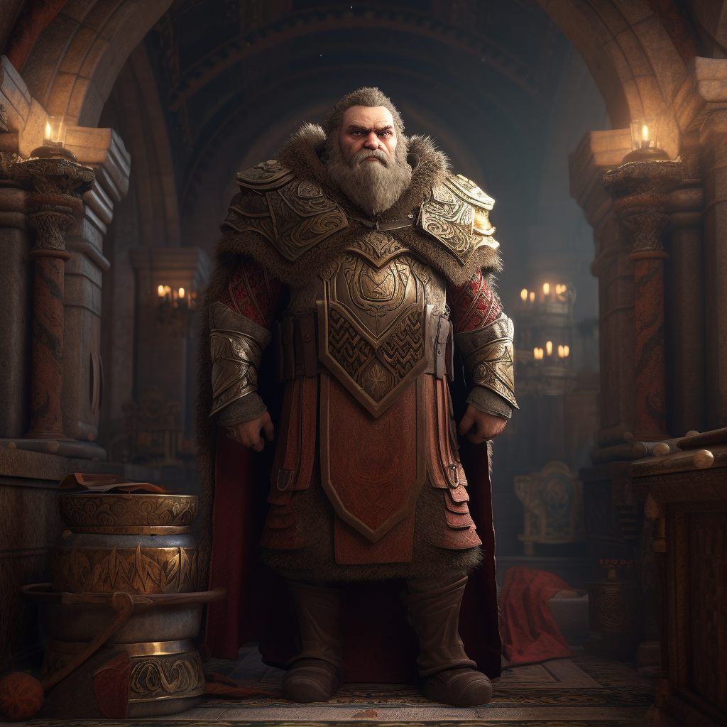 Portrait of President Hogan Baryx of Okan