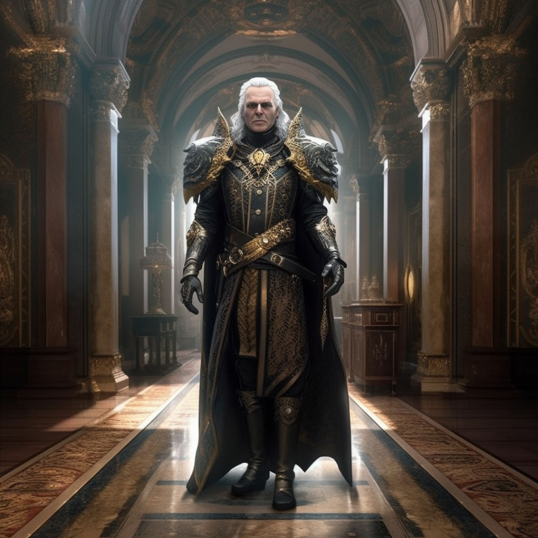 Portrait of Prime Minister Jergyd Dovalli of Saygon