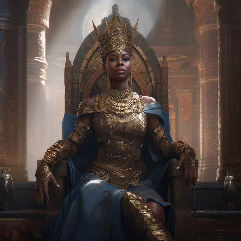 Portrait of Queen Jagayla Braennar of Meroaqual