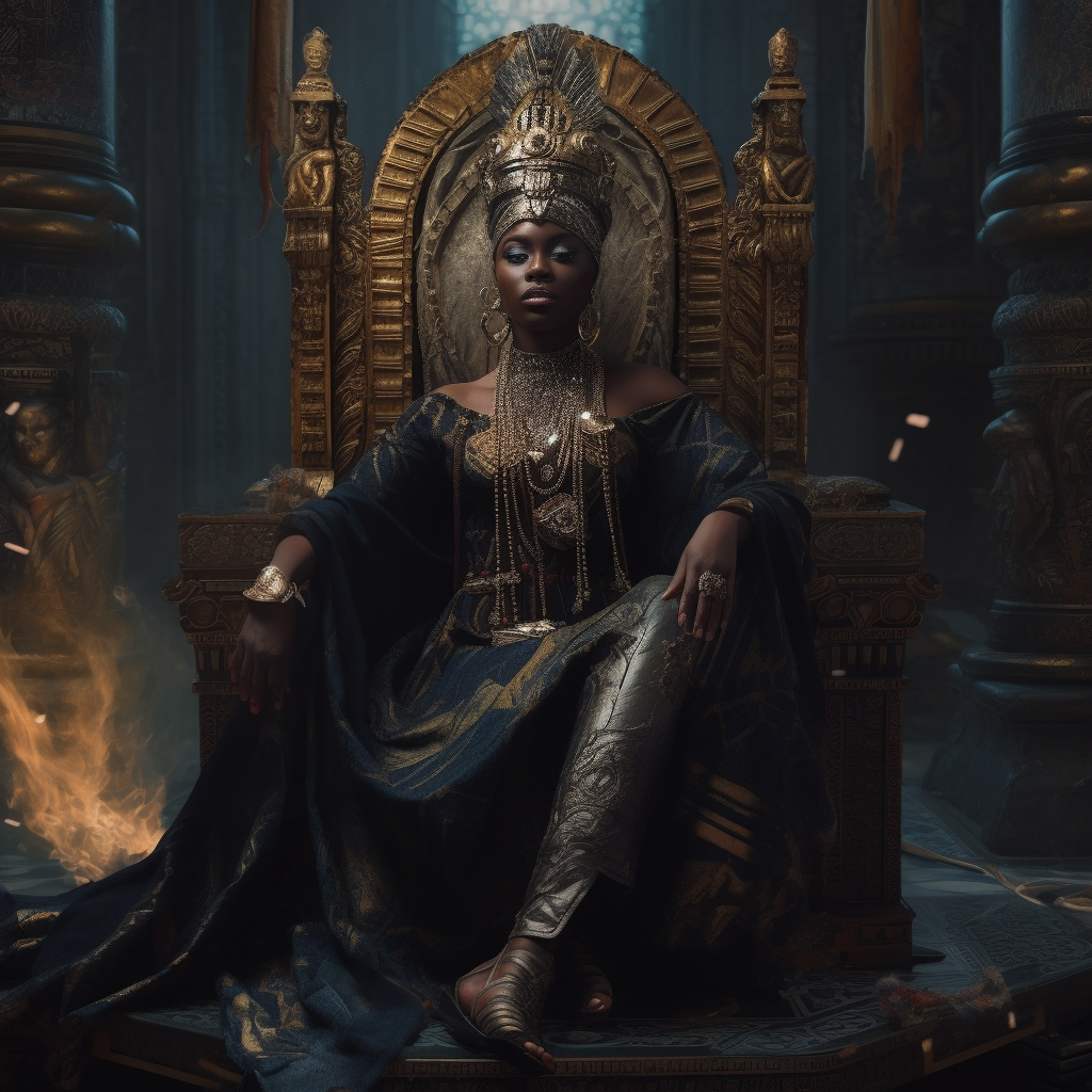 Portrait of Queen Jyllain Rakynta of Piotz