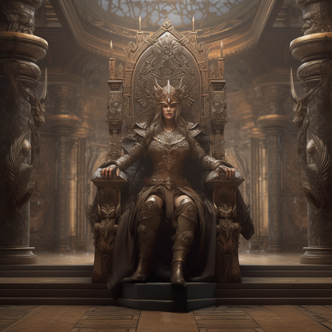 Portrait of Queen Rosha Durgaul of Jain