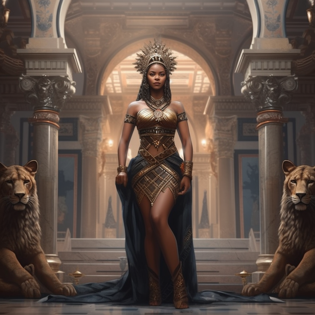 Portrait of Queen Shalain Tywyth of Braikoss