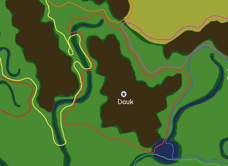 Map of the nation of Dauk