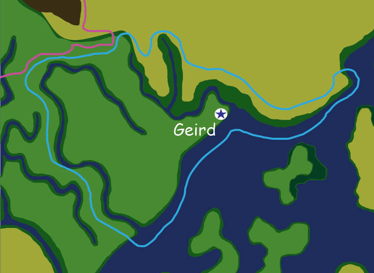 Map of the nation of Geird