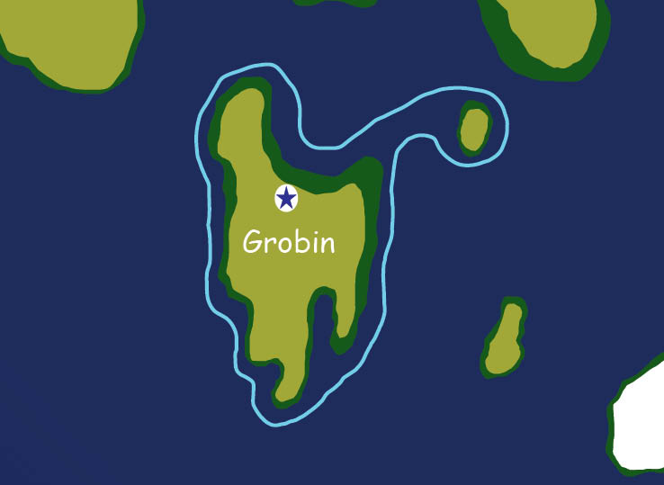 Map of the nation of Grobin