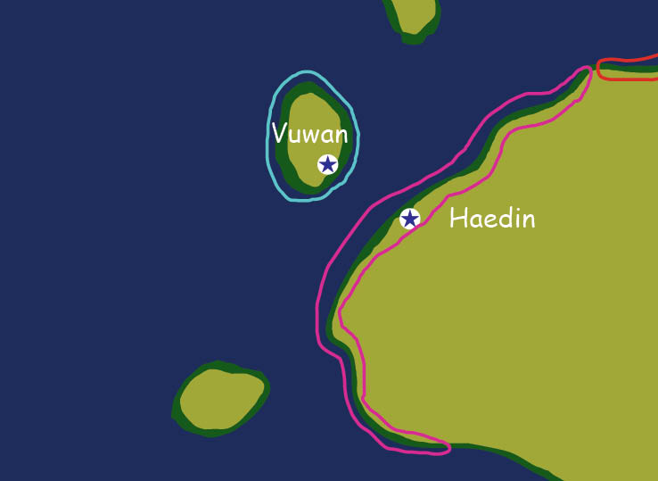 Map of the nation of Haedin