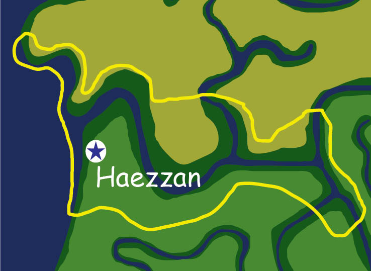 Map of the nation of Haezzan