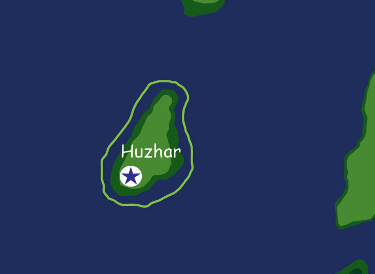 Map of the nation of Huzhar