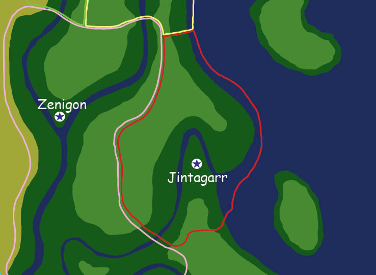 Map of the nation of Jintagarr