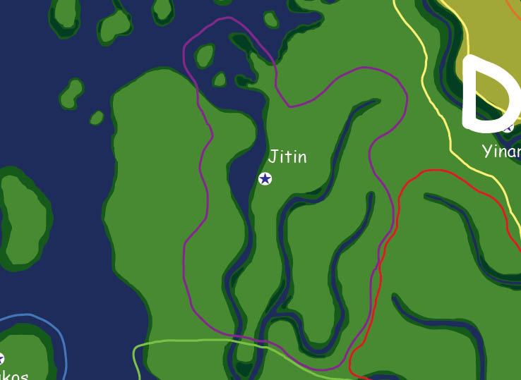 Map of the nation of Jitin