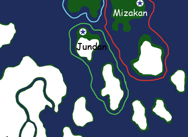 Map of the nation of Jundan