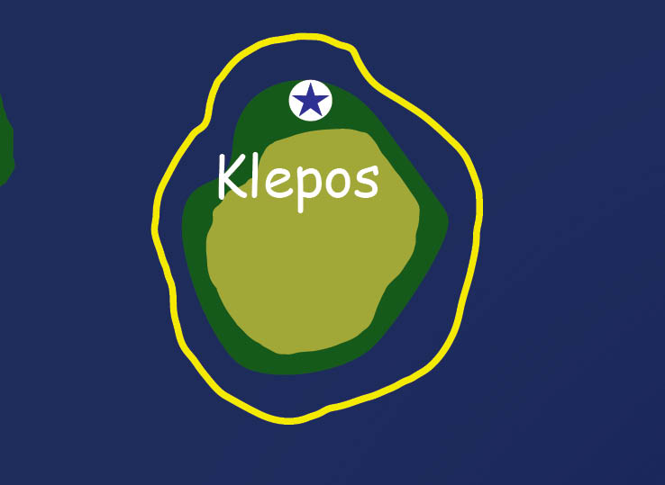 Map of the nation of Klepos
