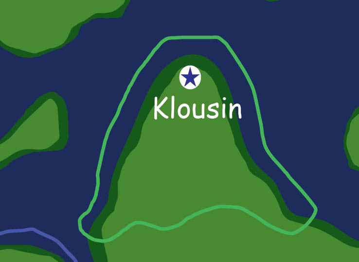 Map of the nation of Klousin