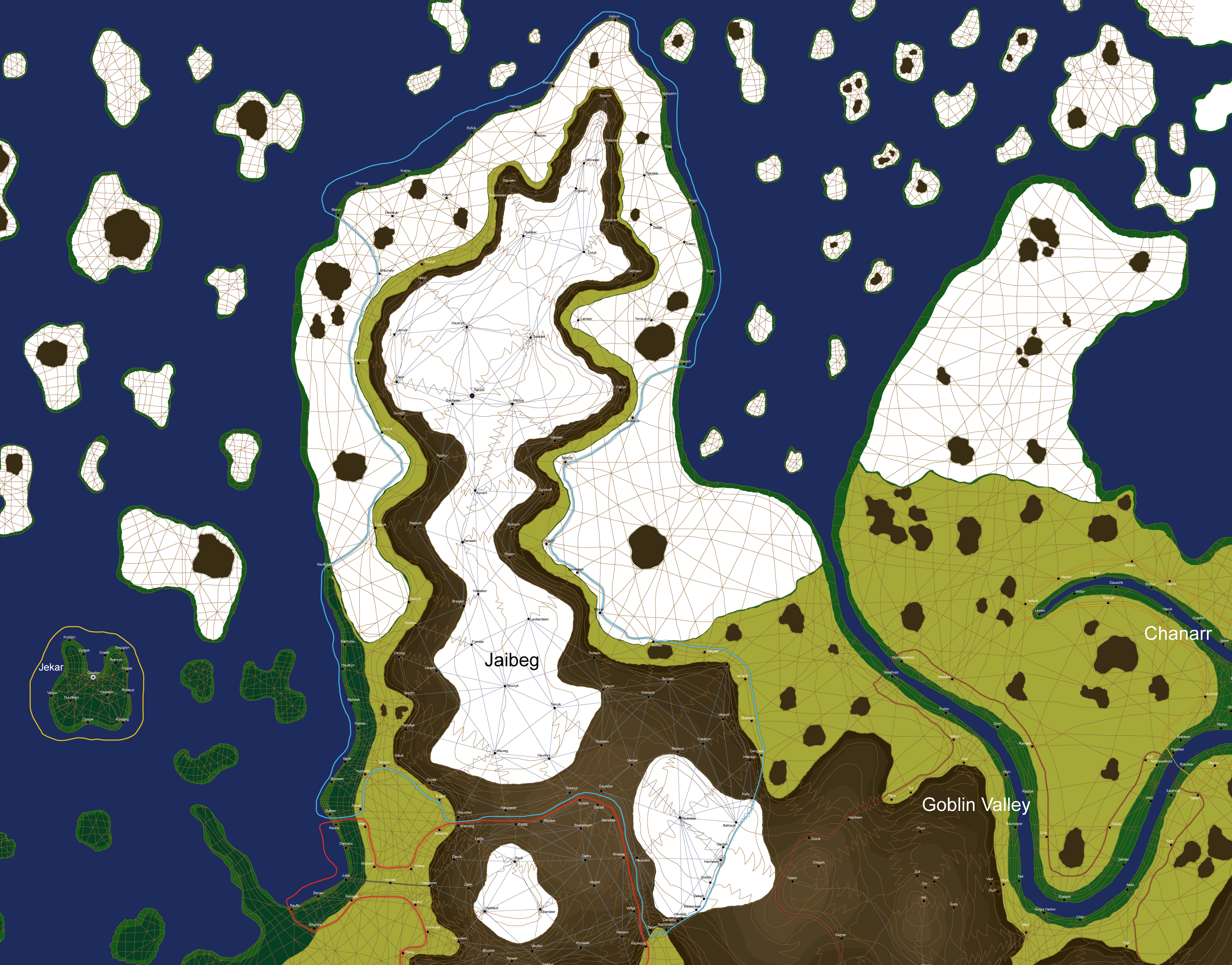 Map of the nation of Leeok