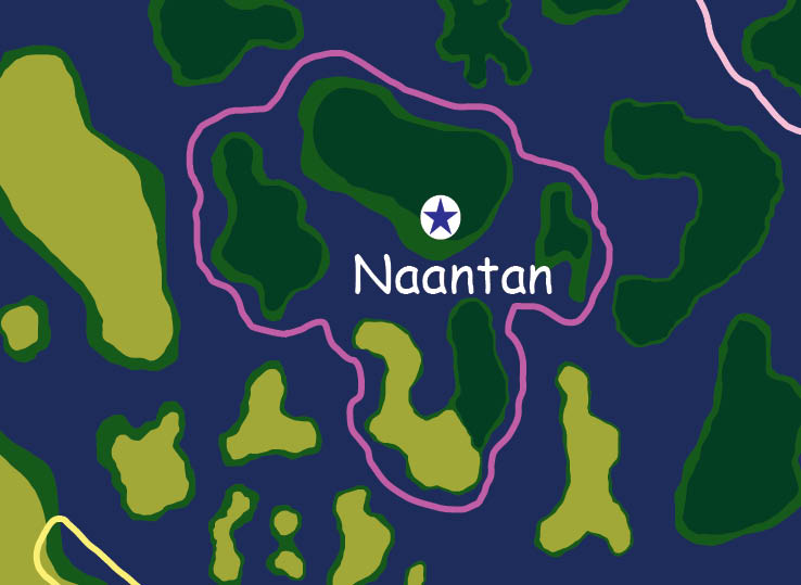 Map of the nation of Naantan