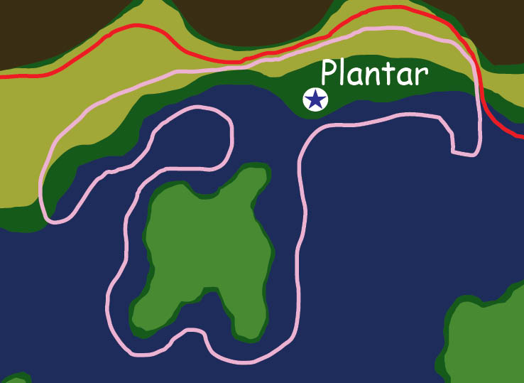 Map of the nation of Plantar