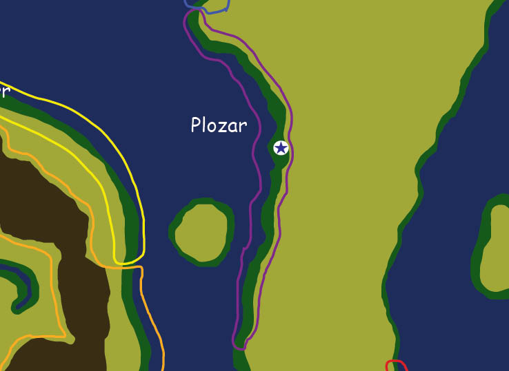 Map of the nation of Plozar