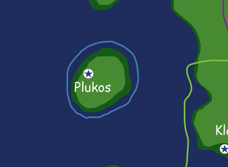 Map of the nation of Plukos