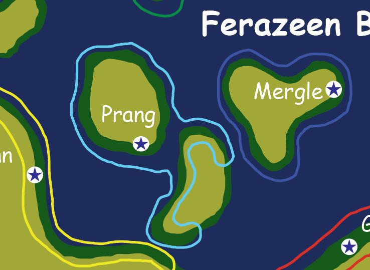 Map of the nation of Prang