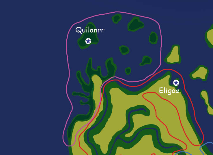 Map of the nation of Quilanrr