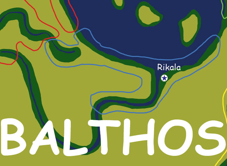 Map of the nation of Rikala