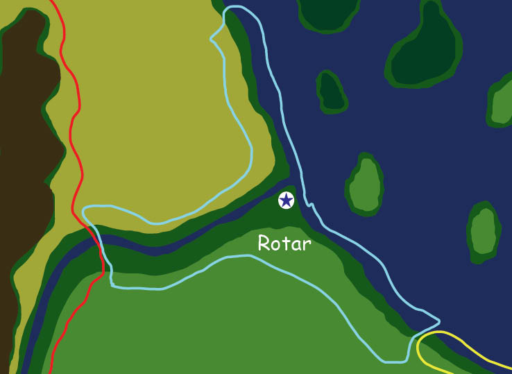 Map of the nation of Rotar