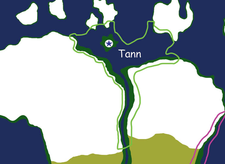 Map of the nation of Tann
