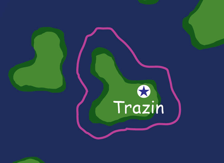 Map of the nation of Trazin