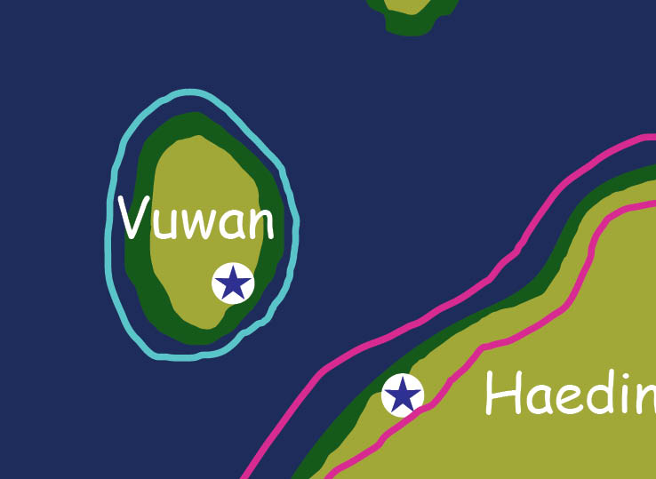 Map of the nation of Vuwan